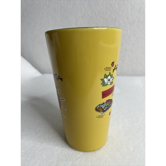 City Merchandise Atlanta Peahes and more Coffee /Tea Cup Mug Yellow/Blue - Picture 11 of 12